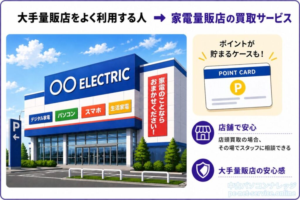 家電量販店の買取サービス