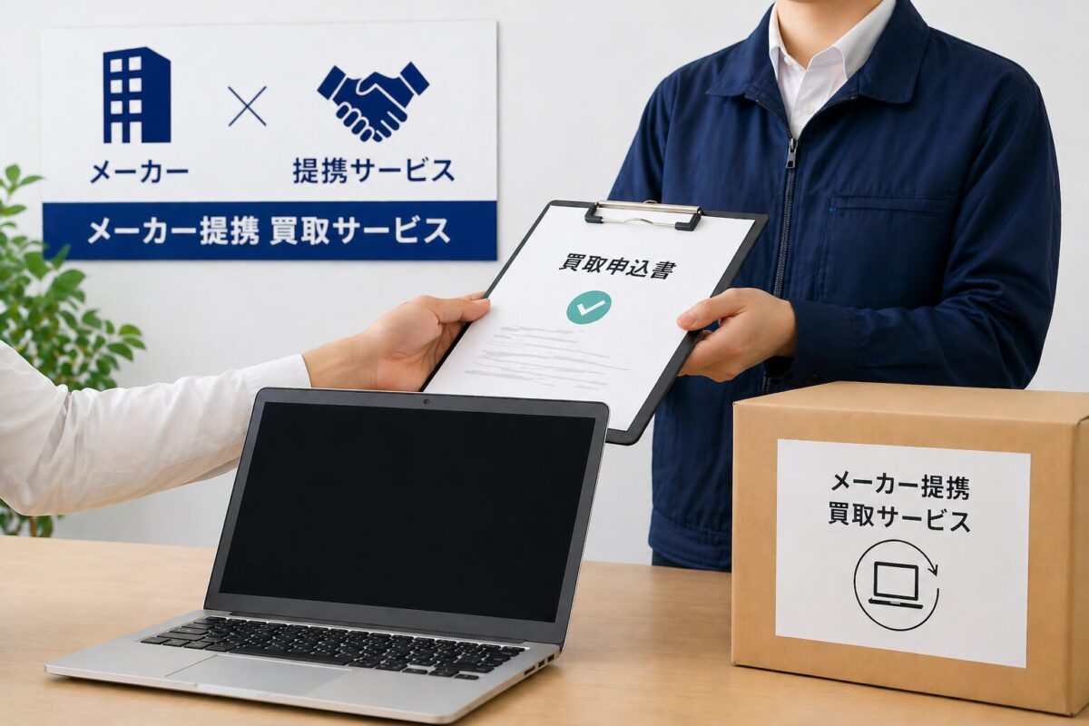 メーカー提携の買取サービス